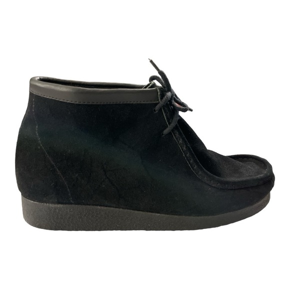 Hunkers Wallabees Style Black Suede Shoes. Size 11 Made in Spain main image 4